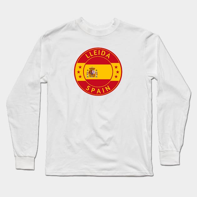 Lleida Spain Long Sleeve T-Shirt by urban-wild-prints